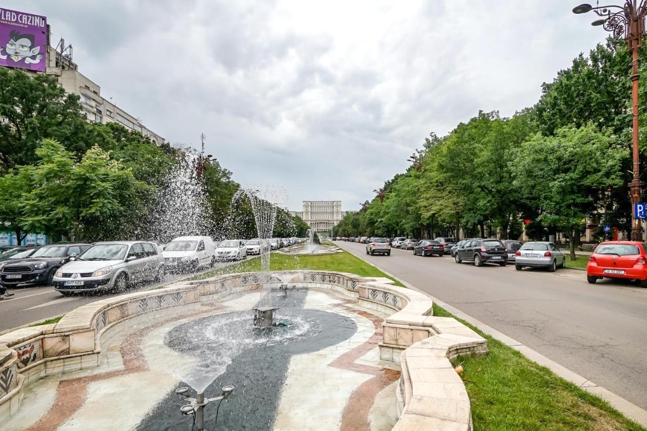 Roof View Bucharest Artesian Fountains Apartment Luaran gambar